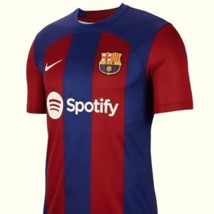 FC Barcelona 2023/2024 Kit with #8 Pedri as the jersey number at the back